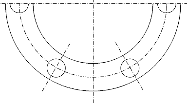 bolt hole circle (BHC) drawing